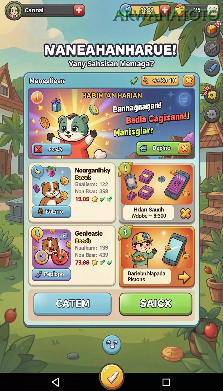Cuplikan layar DUNIA777 — halaman utama
