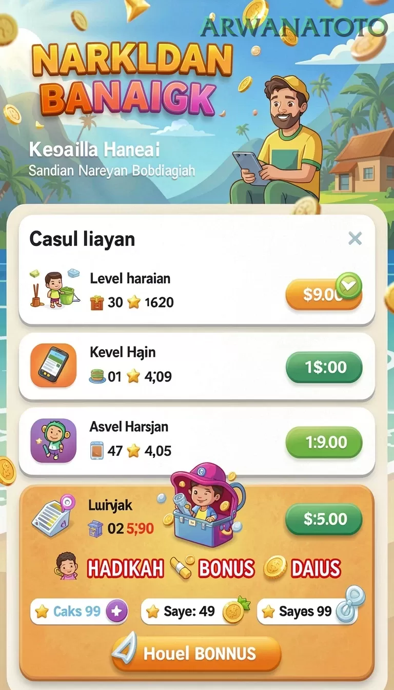 Cuplikan layar JAJANTOGEL — menu navigasi
