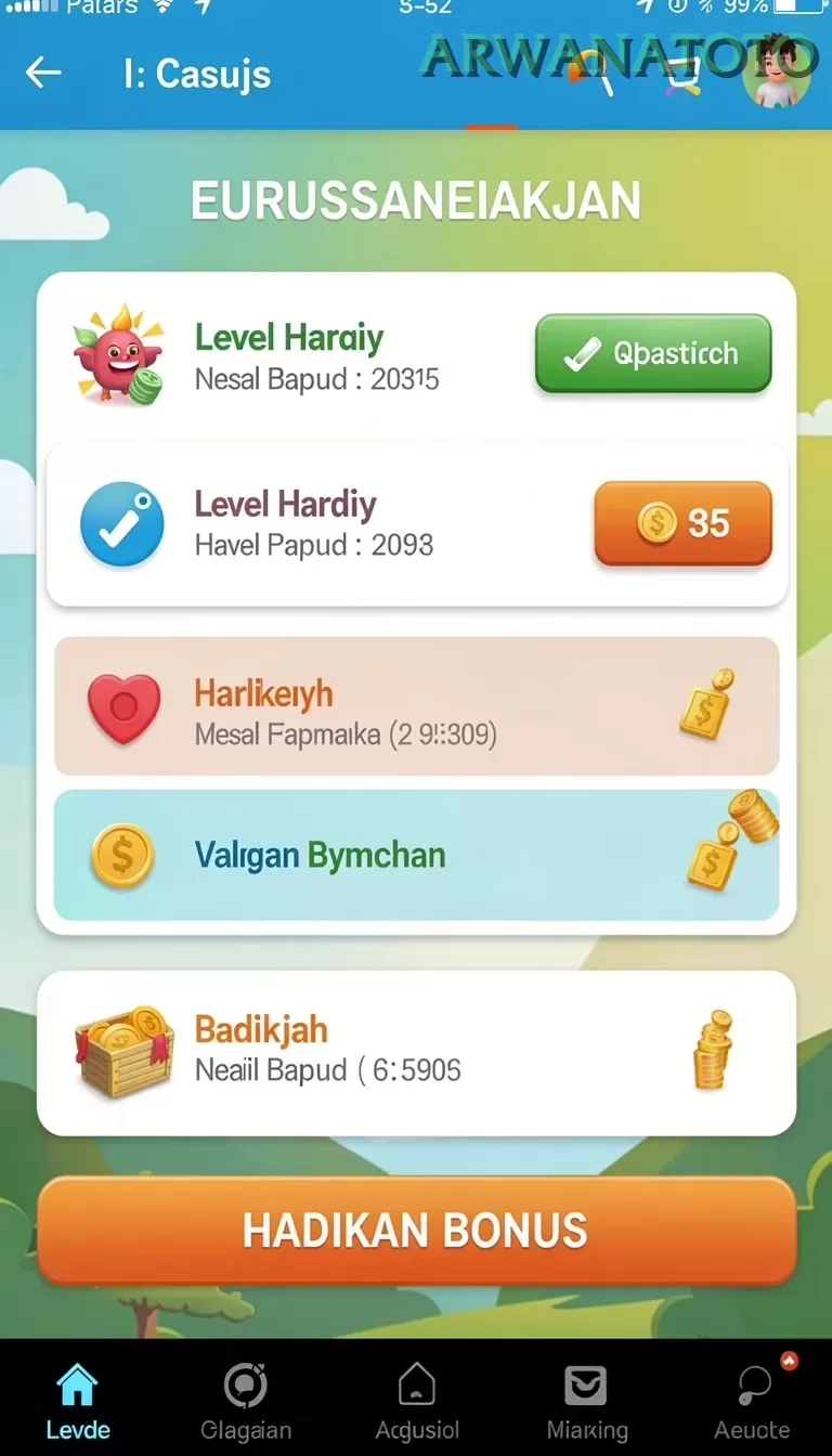 Cuplikan layar IND777 — aktivitas