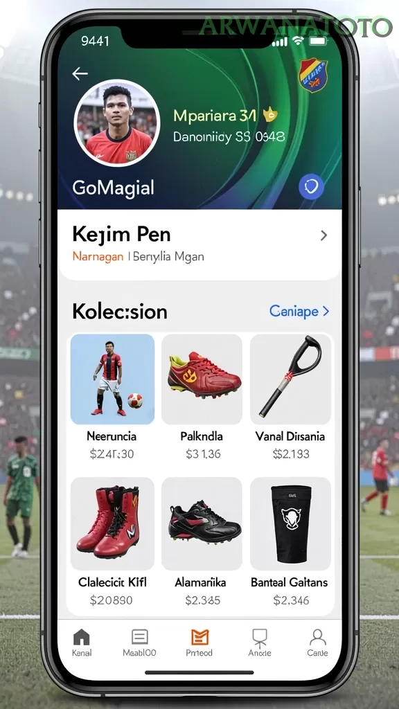 Cuplikan layar YOWESTOGEL — menu navigasi